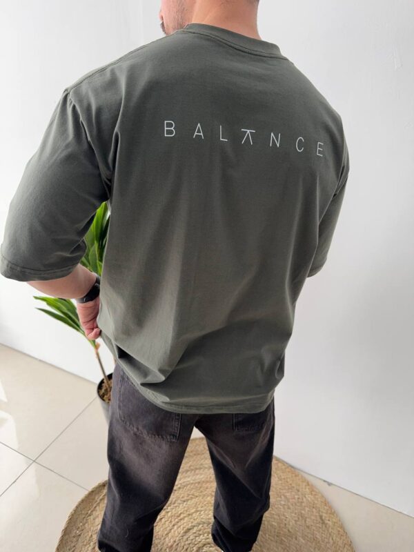 تیشرت Balance سبز تیره کد 200502