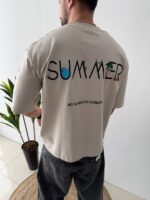 تیشرت SUMMER کرم کد 200520