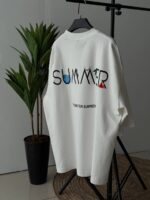 تیشرت SUMMER سفید کد 200517