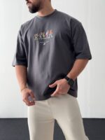 تیشرت باکسی Nike Evolution طوسی کد 200699