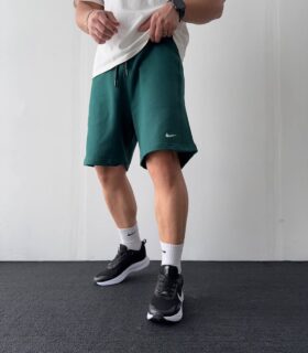 شلوارک پارچه دورس Nike سبز کد 70098