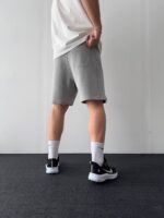 شلوارک پارچه دورس Nike طوسی کد 70098
