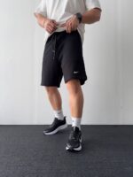 شلوارک پارچه دورس Nike مشکی کد 700101