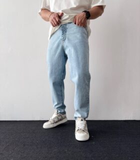 Loose Fit آبی روشن ساده کد 1001514