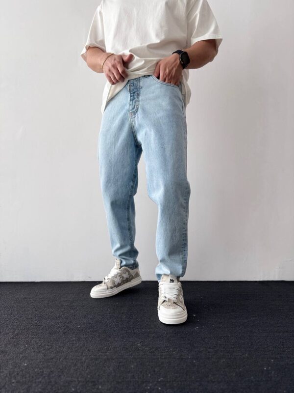 Loose Fit آبی روشن ساده کد 1001514