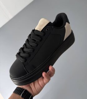 کتونی Louis Vuitton مشکی کرم کد 600721