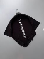 تیشرت باکسی Moon مشکی برند Harven کد 200769