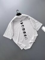 تیشرت باکسی Moon سفید برند Harven کد 200768